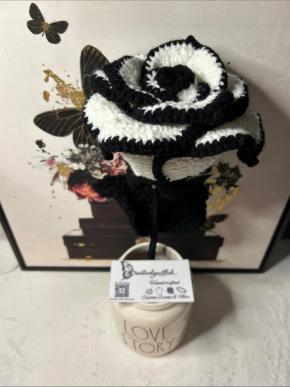 Crochet C. Rose  -Handcrafted Crochet - Picture 3 of 4